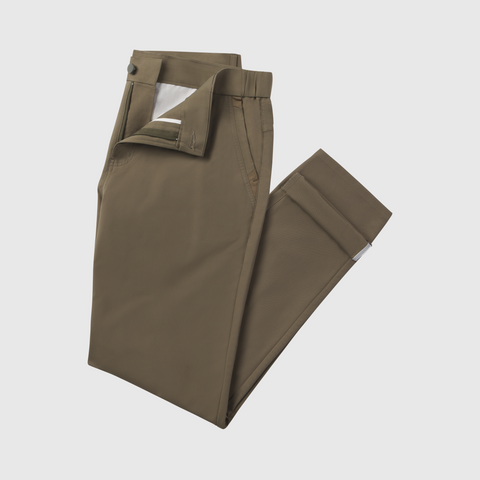 Jetsetter Tech Pant Straight Fit folded showing anti-wrinkle microfiber fabric and travel-friendly design.