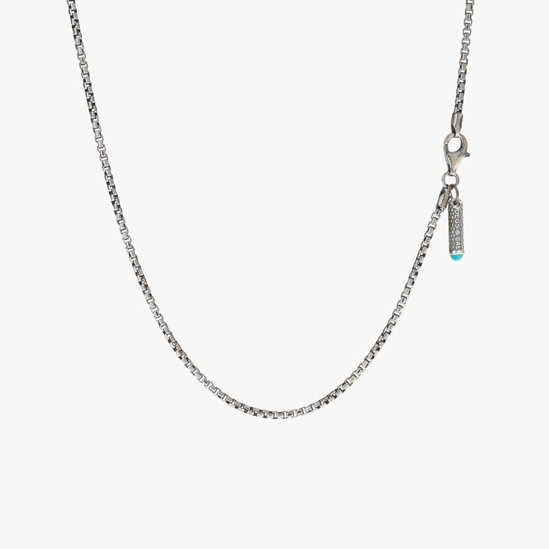 ["Sterling Silver Safety Pin Necklace"]