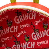 LF Dr Seuss Grinch Lenticular Heart Mini Backpack