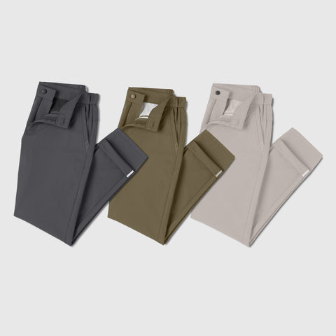 Jetsetter Tech Pant Slim Fit 3-Pack