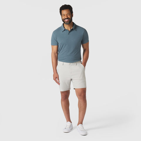 Man wearing Jetsetter Tech Short from the 3-pack collection, featuring innovative, durable fabric.