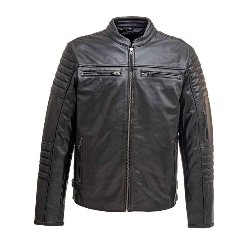 ["Enforcer™ Leather Biker Jacket"]