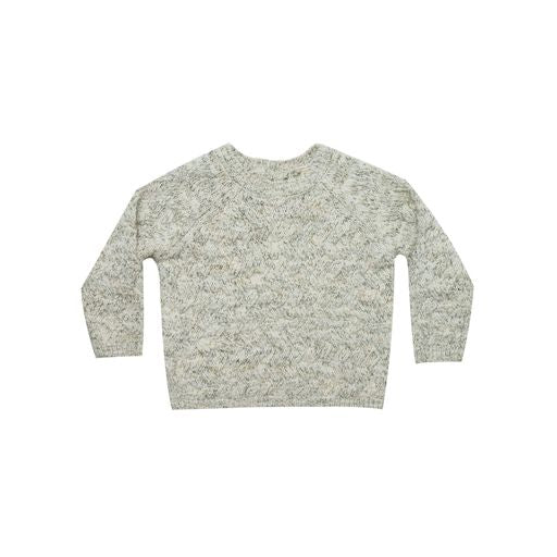 ["Quincy Mae Cozy Heathered Knit Sweater | Fern"]