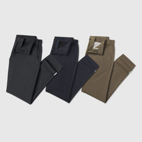 Jetsetter Tech Pant Straight Fit 3-Pack