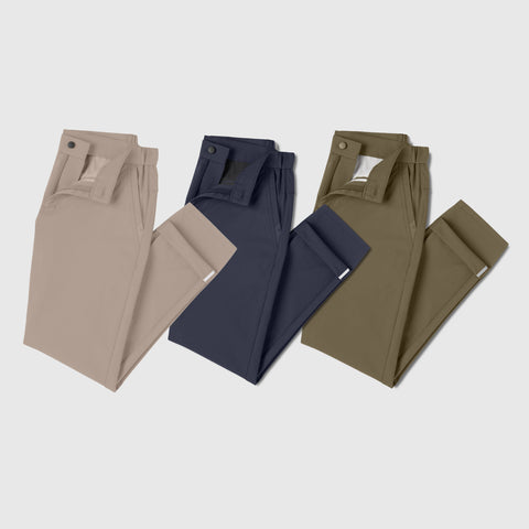 Jetsetter Tech Pant Slim Fit 3-Pack