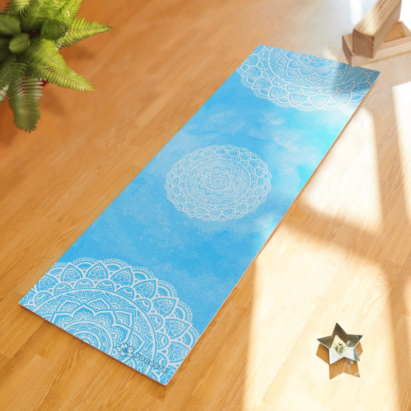 ["Blue Mandala Yoga Mat"]