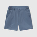 Jetsetter Tech Short in blue, innovative fabric, consistent fit.