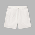 Jetsetter Tech Short in white with innovative fabric for a consistent fit.