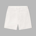 Jetsetter Tech Short in white with innovative fabric for consistent fit.