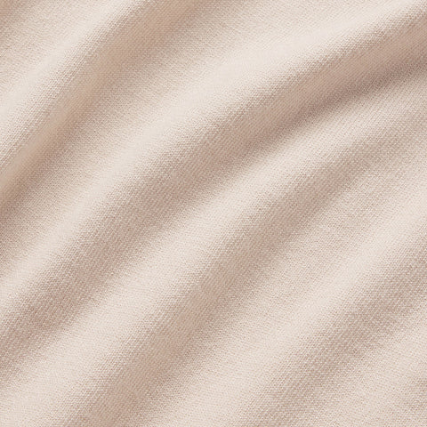 Close-up of premium viscose blend fabric of the Legacy Polo Sweater.