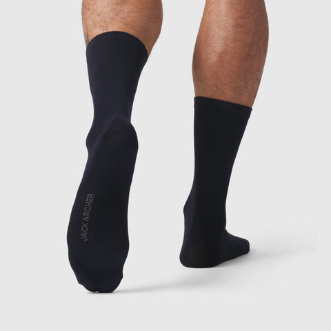 Soft, silky Anytime Socks in premium Pima cotton for dry, comfortable feet.