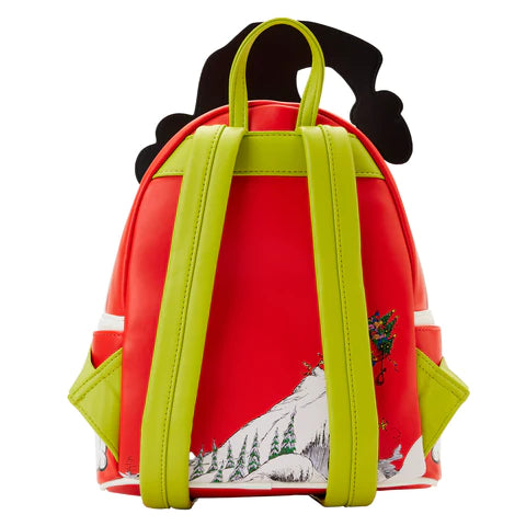 ["LF Dr Seuss Grinch Lenticular Heart Mini Backpack"]
