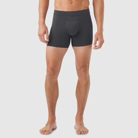 Men's Jetsetter Boxer Briefs featuring MicroModal fabric with a supportive pouch and horizontal fly.