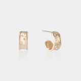 Gold Akemi Hoop Earrings