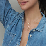 Diamond Lock Charm Necklace