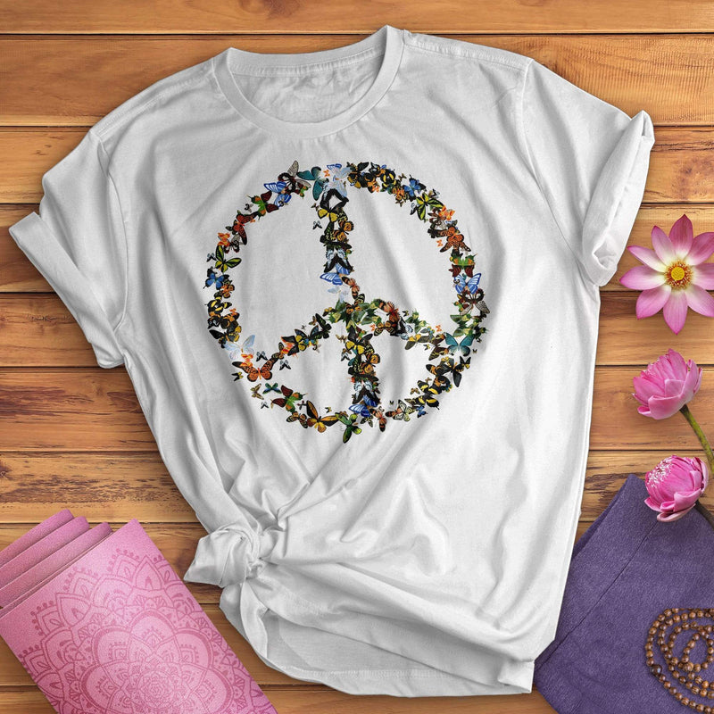 ["Butterfly Peace Sign T-Shirt"]