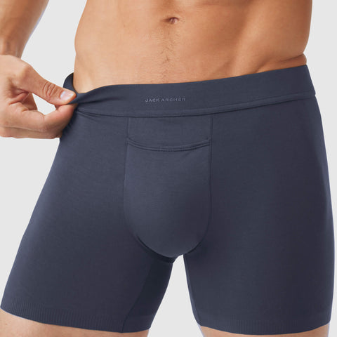 Jetsetter Boxer Brief with supportive Zero-G pouch and MicroModal fabric.